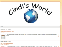 Tablet Screenshot of cindisworld.com